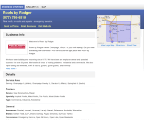 rodgerprofile.com: Roofs by Rodger | DexKnows.com™
Roofs by Rodger. Find business information, reviews, maps, coupons, driving directions and more.