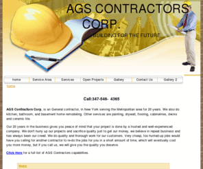 s-contractor.com: www.s-contractor.com - home
AGS Contractors Corp, is an General contractor, in New York serving the Metropolitan area for 20 years.