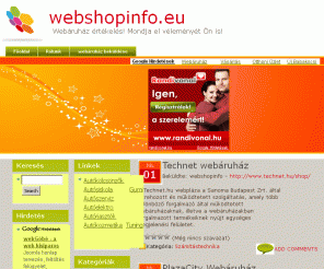 webshopinfo.eu: webshopinfo.eu   » webshopinfo / webáruház értékelés / megbízható internetes vásárlás / webáruház
webshopinfo, webáruház értékelés, webáruház vélemény, webáruház