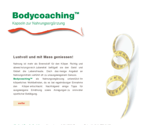 bodycoaching-tm.com: Bodycoaching TM - Kapseln zur Nahrungsergänzung
