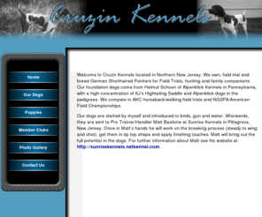 cruzinkennels.com: Cruzin Kennels
Homepage of Cruzin Kennels