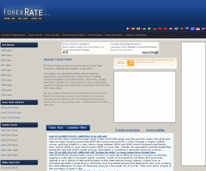 forexrate.co.uk: Forex Rate
Forex Rate provides daily currency trading news via an rss news feed,forex forum message boards,live forex charts,free forex historical data downloads plus online Forex Trading information and Forex Trading Demo accounts.Foreign exchange rates.