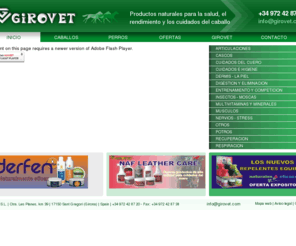girovet.com: GIROVET :: Especialidades Veterinarias en caballos u perros :: Suplementación Nutricional :: Productos de alto rendimiento para caballos
