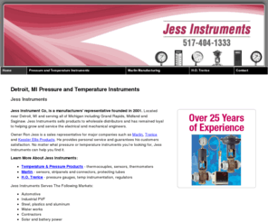 jessinstrument.com: Pressure and Temperature Instruments Detroit, MI - Home
Jess Instruments offers a number of pressure and temperature instruments, including sensors and thermometers, in Detroit, MI. Call us at 517-404-1333.<br />