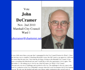 johndecramer.com: Welcome to JohnDeCramer.com
