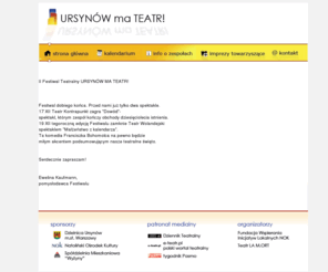 ursynowmateatr.pl: "Ursynów ma Teatr!"
