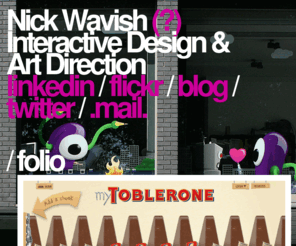 wavish.com: Nick Wavish | Interactive Design & Art Direction
