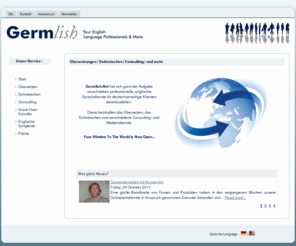 germlish.net: Übersetzungen | Dolmetschen | Consulting | und mehr 
Übersetzungen, Translations, German, English