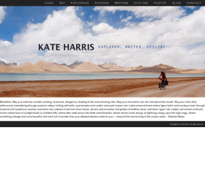 kate-harris.com: home - kate harris | explorer, writer, cyclist
Kate Harris, young explorer, adventurer, scientist, writer, mountain biking, October Bikes, seven continents, Siachen, cycling the Silk Road, Rhodes scholar.