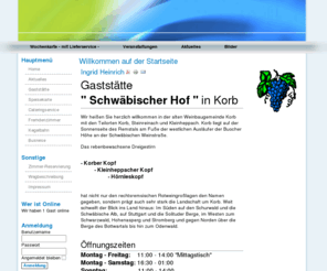 schwaebischerhof-korb.info: Willkommen auf der Startseite
Joomla! - dynamische Portal-Engine und Content-Management-System