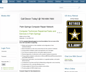 ranchomiragecomputerrepair.com: Palm Springs Computer Repair Network | Palm Springs - Palm Desert Computer Repair SEO Web Designer Network
Palm Springs Computer Repair Network Computer Technician RepairmanTasks and Services in Palm Springs Written by Devon ONeal Wednesday, 10 June 2009...