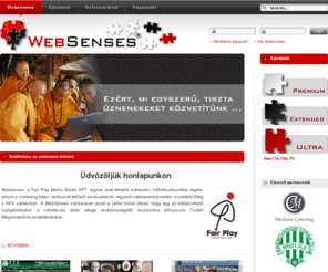 websenses.hu: Köszöntjük a WebSenses világában
Intra és internetes megoldások, webportál, weboldal tervezés, programozás, webgrafika, alkalmazott grafika logo és teljes céges arculattervezés.