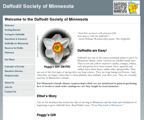 daffodilminnesota.org: Daffodil Society of Minnesota - Welcome
Daffodil Society of Minnesota promotes the growing and enjoyment of daffodils in Minnesota