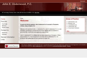 johneunderwood.com: Norcross Administrative Law Attorneys | Georgia Business Law, Constitutional Law Lawyers, Law Firm -  John E. Underwood, P.C.
Norcross Administrative Law Attorneys of John E. Underwood, P.C. pursue cases of Administrative Law, Business Law, and Constitutional Law in Norcross Georgia.