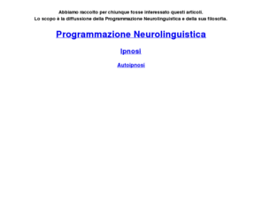 rajayoga.biz: Programmazione Neurolinguistica Ipnosi e Auto Ipnosi
