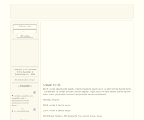 seraptetik.com: !!! Serap Tetik'in Resim Galerisine Hoşgeldiniz !!!
Serap Tetik