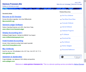 gizmos-freeware.biz: Welcome to gizmos-freeware.biz - Parking Service By Active-Domain.com
This is a parking page for - gizmos-freeware.biz