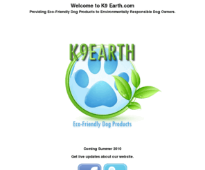 k9earth.com: K9 Earth - Eco Friendly Dog | Environmentally Responsible Dog Products
K9 Earth is focused on eco friendly dog products to aid environmentally responsible dog owners.