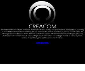 creacom.org: Creacom - Creative Communities, Untied!
