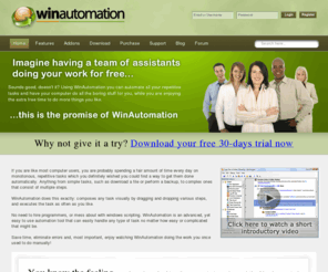 windows-automation.com: Windows Automation Software & Macro Recorder - Windows Scripting - Automate and Schedule Windows
WinAutomation is a powerful windows automation software and macro recorder that allows you to automate and schedule any repetitive task on your computer without writing a single line of code, by using a visual and easy to use interface.