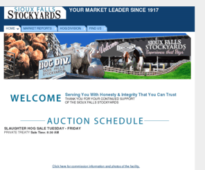 siouxfallsstockyards.com: HOME - Sioux Falls Stockyards
Sioux Falls Stockyards