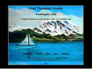 visitthurstoncounty.com: Visit Thurston County     Washington   USA
Visit Thurston County & Olympia Washington, USA - Area Attractions, Community Events, Camping, Tourist Maps, & Helpful Visitor Links