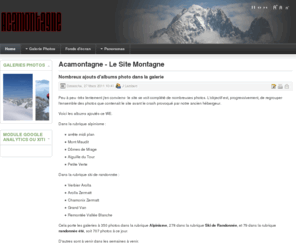 acamontagne.com: Acamontagne - Le Site Montagne
Joomla! - le portail dynamique et système de gestion de contenu