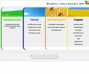 djw.hu: Winkler Informatika Kft. - tárhely, honlapkészítés, rendszergazda
Honlapkészítés Salgótarján, Bátonyterenye, Pásztó, Szécsény, Balassagyarmat és Rétság egész területén. Tárhely szolgáltatás helyben, olcsón. Ha fontos a személyes kapcsolat!