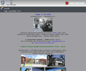 tixier-architecte.com: accueil
