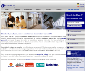 classit.ro: Class IT Outsourcing - Externalizare IT si Servicii IT de Incredere
Servicii IT, Servicii IT profesionale, Servicii, Servicii de outsourcing, Servicii de help desk