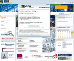 jena.de: Jena - Lichtstadt
Stadt Jena - Offizielle Internetplattform der Stadt Jena - Alles, was sie über Jena wissen wollen.