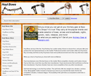 hoytbows.net: Hoyt Bows
Hoyt bows and accessories for sale at HoytBows.net. Best prices on the internet! Shoot one and see why the top shooters in the world choose Hoyt bows over any other bow manufacturer.