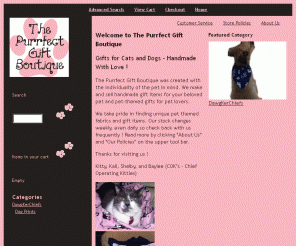 purrfectgift.com: The Purrfect Gift Boutique Home Page
