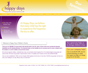 happydayscharity.org: Happy Days Children's Charity
