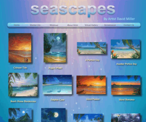 seascapepaintingsandart.com: Seascapes
Seascapes, Parrots at the Beach:seacapes and seascape paintings by David Miller