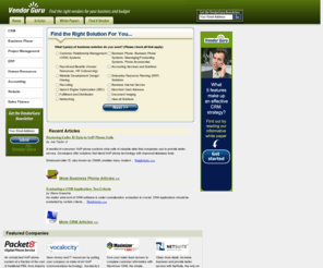 smallbiz2day.com: Overview Home
VendorGuru has done exhaustive research and identified the most respected and cutting-edge companies in a number 