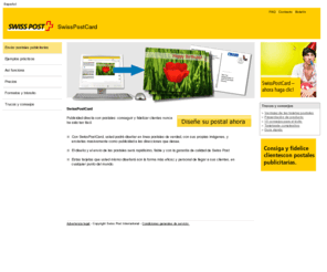 swisspostcard.es: Postales personalizadas: publicidad directa con resultados  
SwissPostCard le permite llegar de forma fácil, rápida y eficaz a clientes actuales y potenciales, a lo largo y ancho del mundo. Envíe postales de verdad con solo unos pasos.