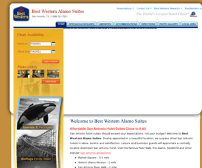 bwalamosuites.com: Best Western Alamo Suites  Downtown San Antonio, Texas
Alamo City's finest hotels - motels San Antonio, Texas. Conviently located around San Antonio.