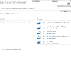 mini-lien.com: My Link Shortener
A simple link shortener.