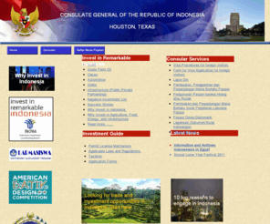 kjrihouston.org: Home
Consulate General of Indonesia in Houston, Konsulat Jenderal RI, KJRI, Konsulat, Visa, Paspor