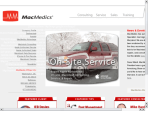 macmedix.com: Mac Medics: Apple Authorized Service Provider & Apple Authorized Reseller
MacMedics is a 20-year old, 100% Macintosh-only, award-winning consulting & service firm that services the Towson, MD & Baltimore Metro areas