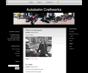 autobahn-craftwerks.com: Autobahn Craftwerks
Autobahn Craftwerks