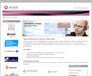 microcat-service.de: microCAT Service Portal - Startseite
microCAT Service Portal. Wir sind zertifizierter Servicepartner verschiedener Hersteller. Unteranderem einer der grössten in von FSC in Bayern