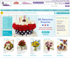 1-800-basketscom.biz: Flowers, Roses, Gift Baskets, Same Day Florists | 1-800-FLOWERS.COM
Order flowers, roses, gift baskets and more. Get same-day flower delivery for birthdays, anniversaries, and all other occasions. Find fresh flowers at 1800Flowers.com.