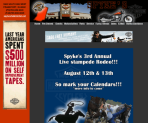 spykeshd.com: Welcome To Spyke's Clinton County Harley-Davidson
Motorcycle Sales