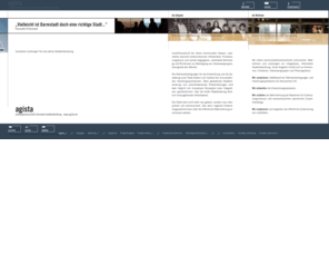 wegemund.net: agista
agista - Arbeitsgemeinschaft informelle Stadtentwicklung: Informationen über Kommunikations- und Konzeptionsleistungen für eine prozessuale Stadtentwicklung.