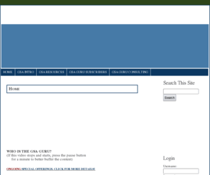gsaguru.com: GSA Guru
GSA Schedule, GSA Number, Government Number,Government Procurment Answers from the Gov Guru. Learn the tricks of the trade from the Government Guru.