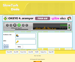 slowturkdinle.com: Slow Türk Dinle, Canlı Slow Türk Dinle, Online Slow Türk Fm, Slow Türk Canlı Yayın
Slow Türk Dinle, Canlı Slow Türk Dinle, Online Slow Türk Fm, Slow Türk Canlı Yayın