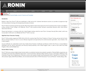 ronin.co.za: Ronin South Africa
Ronin South Africa Close Protection & Remote Medic Training