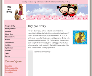 hry-pro-divky.org: Hry pro dívky a slečny online - www.hry pro divky.org
